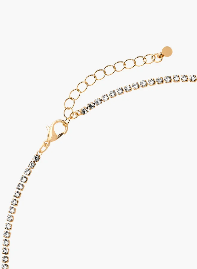 Flora Bella By Shoexpress GOLD Metal Assorted Necklace - Set Of 2 for Women | Best Price UAE